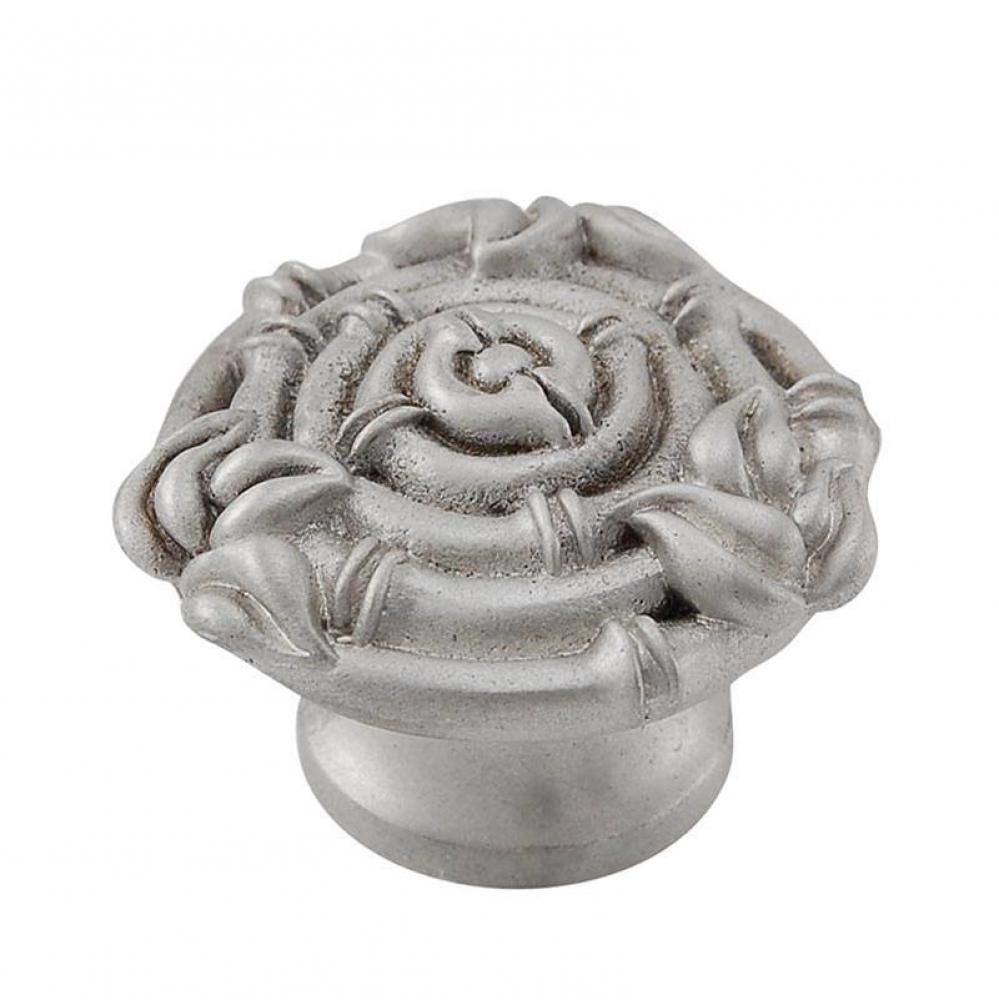 Palmaria, Knob, Large, Bamboo, Satin Nickel