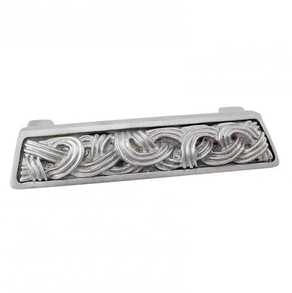 Sanzio, Finger Pull, Linking Lines, Satin Nickel