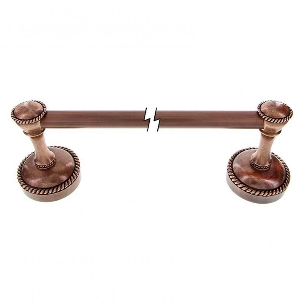 Equestre, Towel Bar, 18 Inch, Antique Copper