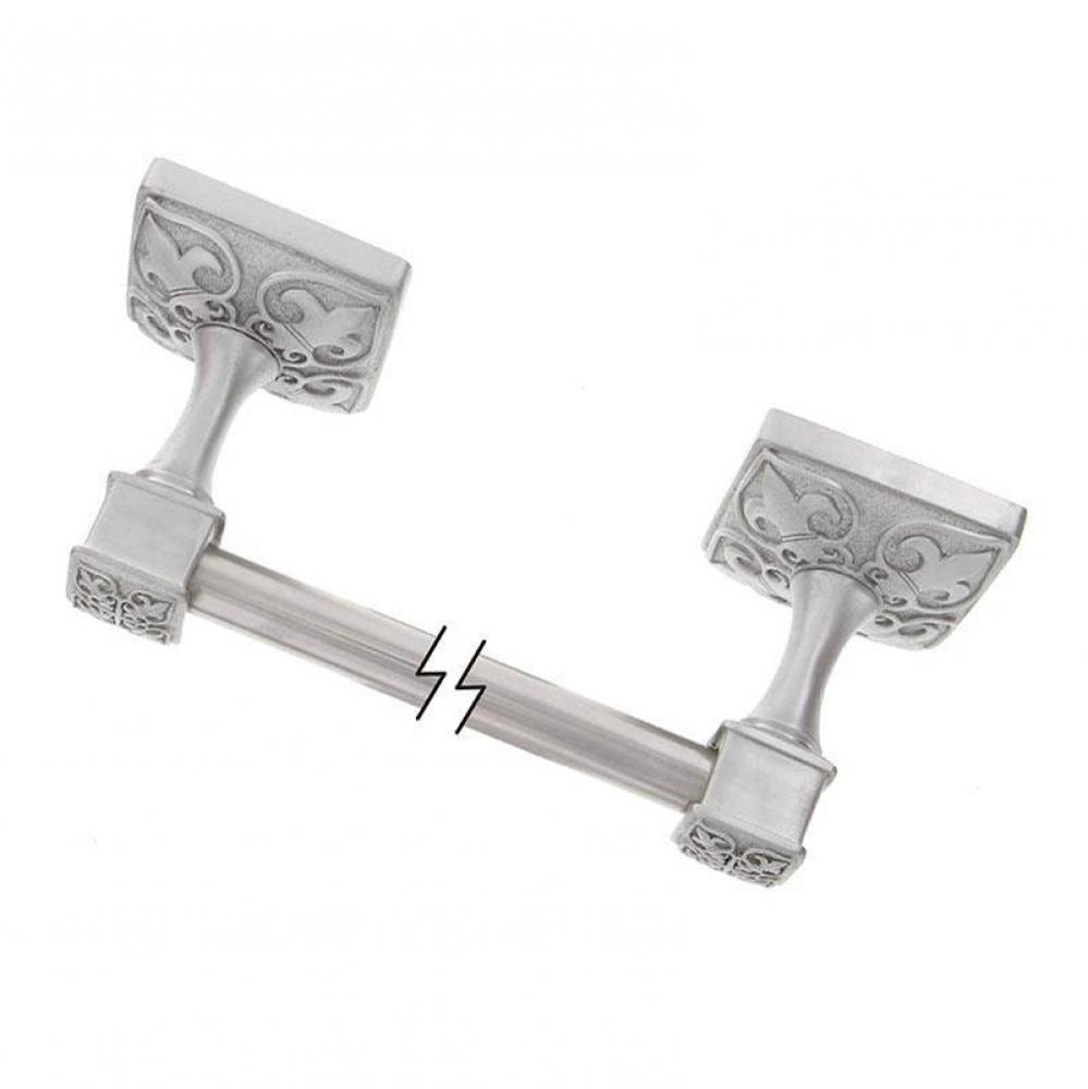 Fleur de Lis, Towel Bar, 30 Inch, Satin Nickel