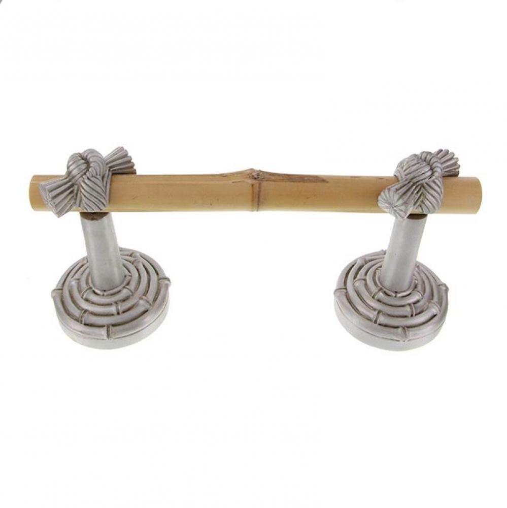 Palmaria, Toilet Paper Holder, Bamboo Knot, Spring, Satin Nickel