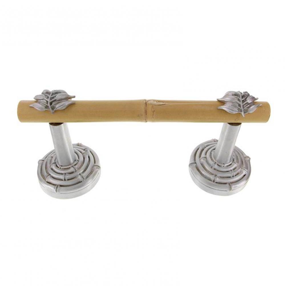 Palmaria, Toilet Paper Holder, Bamboo Leaf, Spring, Satin Nickel