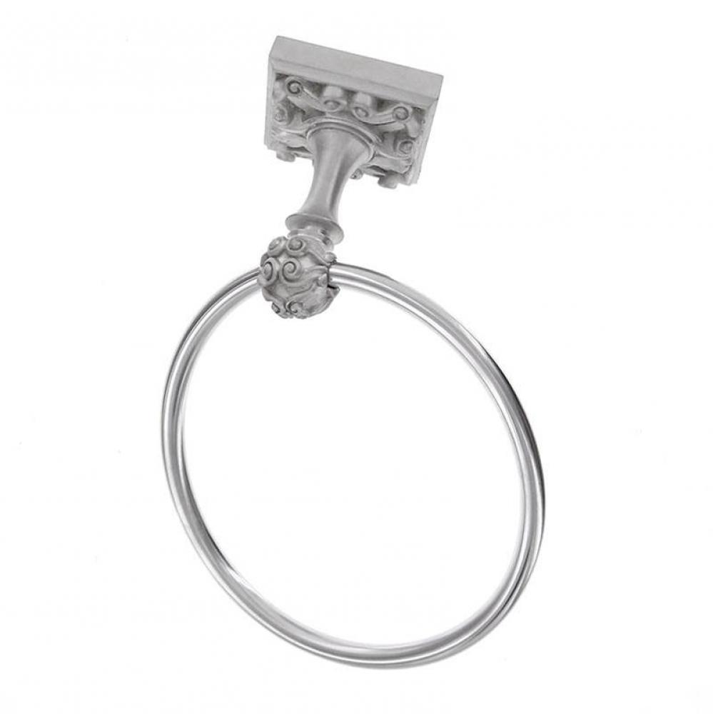 Sforza, Towel Ring, Satin Nickel