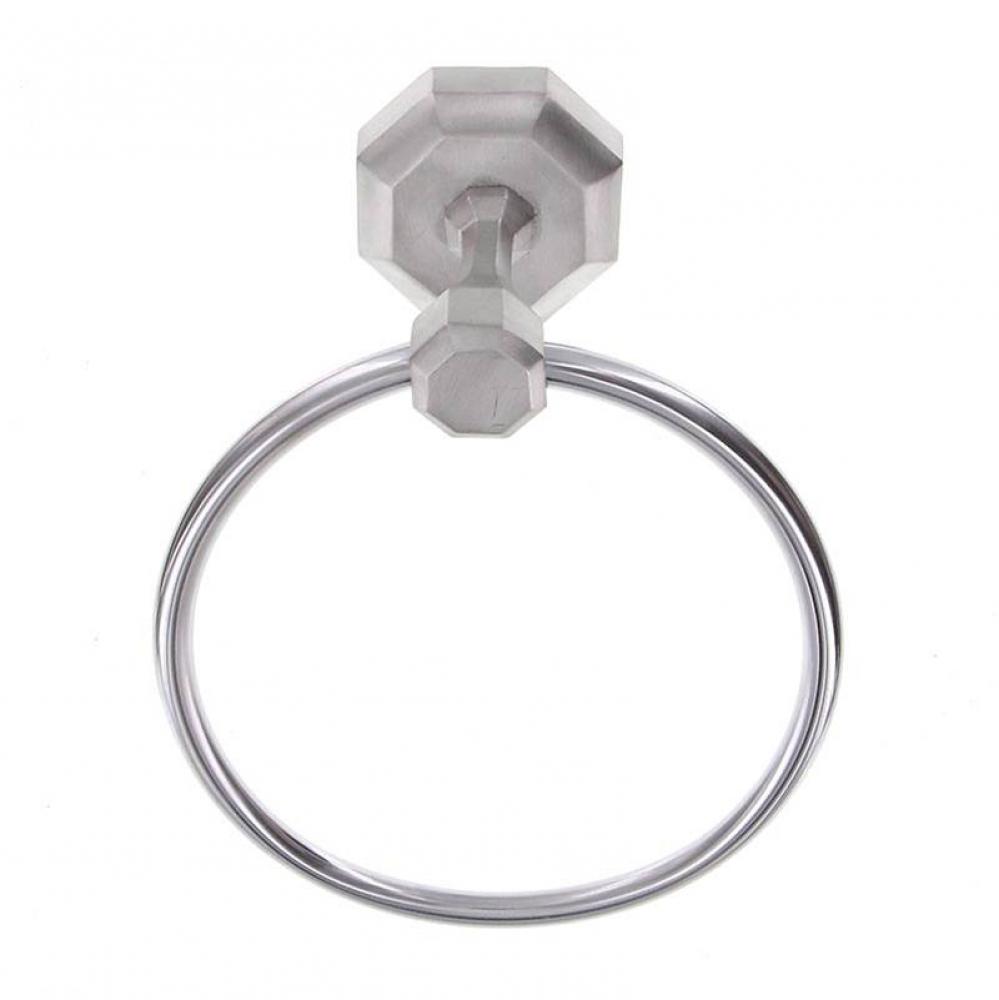 Archimedes, Towel Ring, Satin Nickel