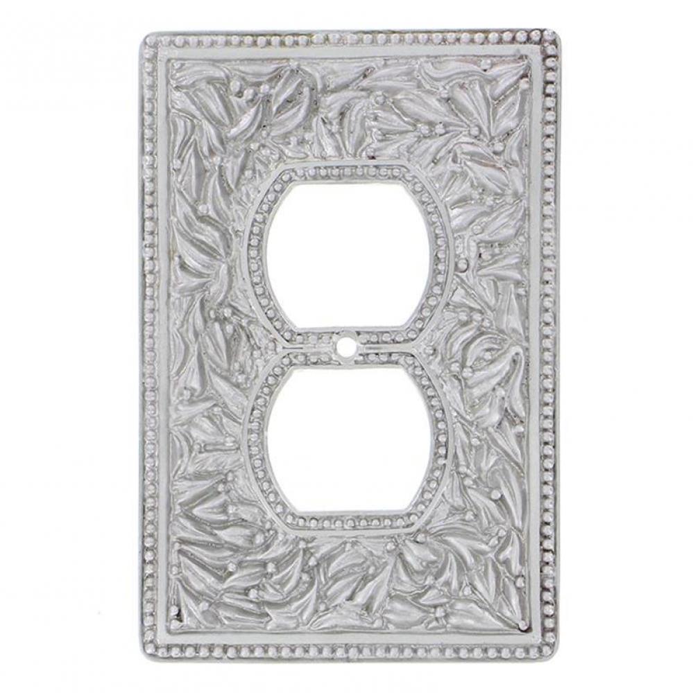 San Michele, Wall Plate, Jumbo, Outlet, Satin Nickel