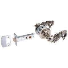 Vicenza Designs DHPR8006-VP - Pollino, Door Handle, Privacy, Koi, Vintage Pewter