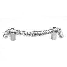 Vicenza Designs K1019-SN - Equestre, Pull, Rope, 3 Inch, Satin Nickel