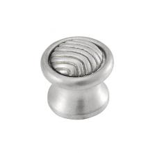 Vicenza Designs K1026-SN - Sanzio, Knob, Small, Wavy Lines, Satin Nickel