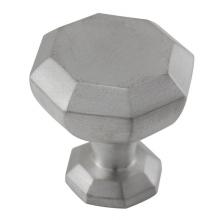 Vicenza Designs K1034-SN - Archimedes, Knob, Large, Octagon, Satin Nickel