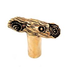 Vicenza Designs K1093-AG - Pollino, Knob, Large, Branch, Antique Gold