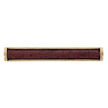 Vicenza Designs K1109-AB-BR - Equestre, Pull, Leather Insert, 3 Inch, Brown, Antique Brass