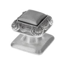 Vicenza Designs K1152-PEWT-SN - Gioiello, Knob, Small, Victorian, Satin Nickel