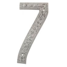 Vicenza Designs NU07-SN - San Michele, Number 7, Satin Nickel