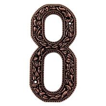 Vicenza Designs NU08-AC - San Michele, Number 8, Antique Copper
