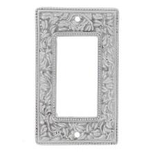 Vicenza Designs WP7004-SN - San Michele, Wall Plate, Dimmer, Satin Nickel