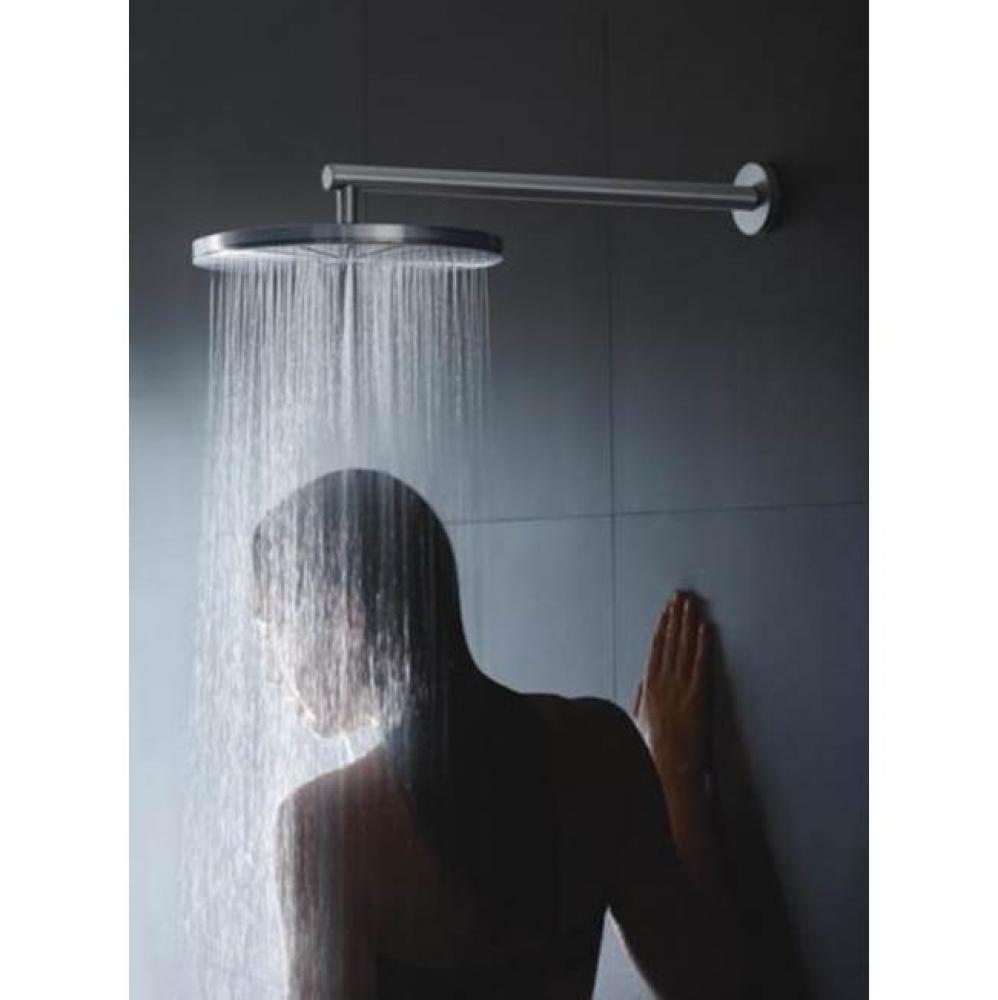 060  Round Wall-Mounted Showerhead with Arm and