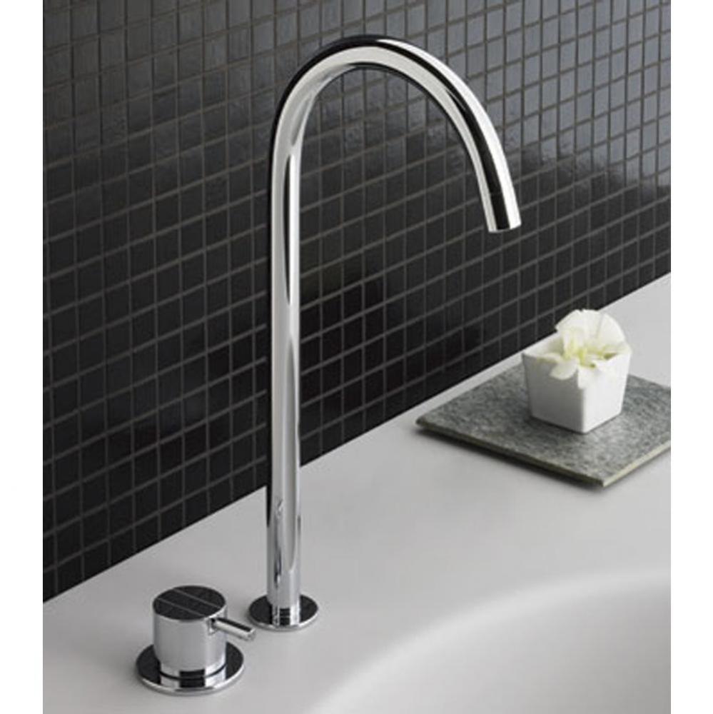 590V  Two-Hole Deck-Mounted Vessel Basin or Kitchen Faucet with standard 1'' lever