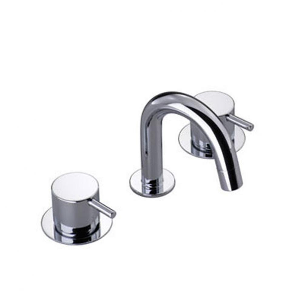 HV5  Three-Hole Basin Set with 4-1/4'' High Swivel Spout (2.2 gpm) with standard