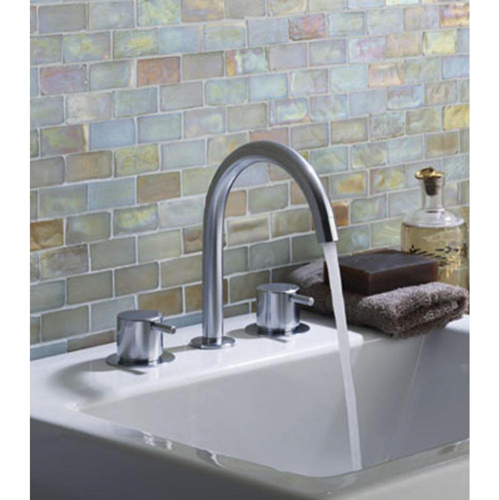 KV10  Three-Hole Deck-Mounted Basin or Kitchen Faucet with standard 1'' lever and