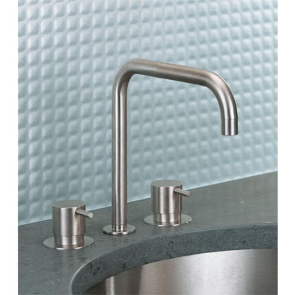 KV4  Three-Hole Deck-Mounted Basin or Kitchen Faucet with standard 1'' lever and