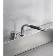 Vola 500T1-16 - 500T1 Kitchen Handspray w/ One-Handle Deck-Mounted Mixer, Use in Combination with