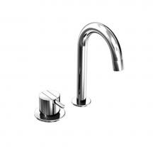 Vola 590B-16TR - 590B  Two-Hole Deck-Mounted Faucet with 4-1/2'' High Swivel Spout- No Drain (2.2