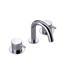 Vola HV5-16 - HV5  Three-Hole Basin Set with 4-1/4'' High Swivel Spout (2.2 gpm) with standard