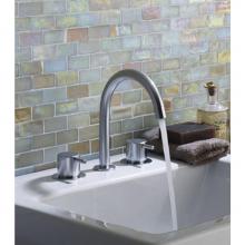 Vola KV10-16 - KV10  Three-Hole Deck-Mounted Basin or Kitchen Faucet with standard 1'' lever and