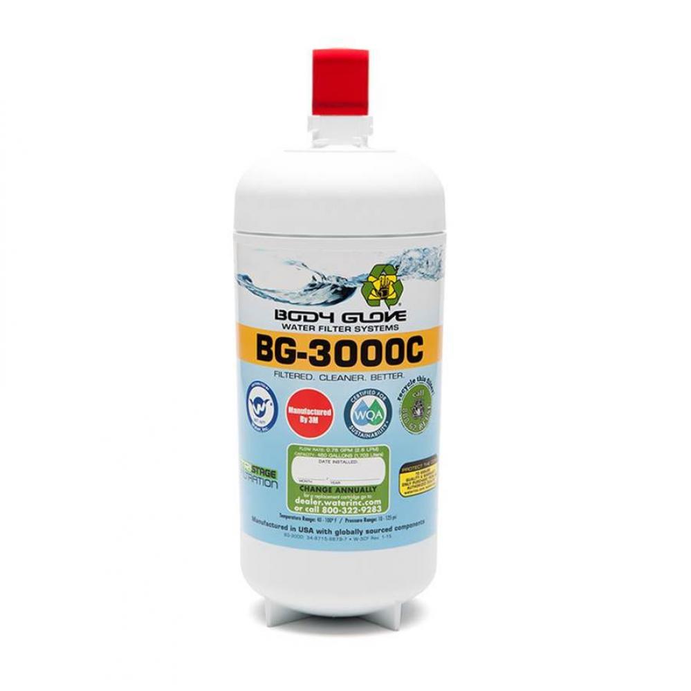 Body Glove Water Filter Replacement Cartridge Bg-3000C