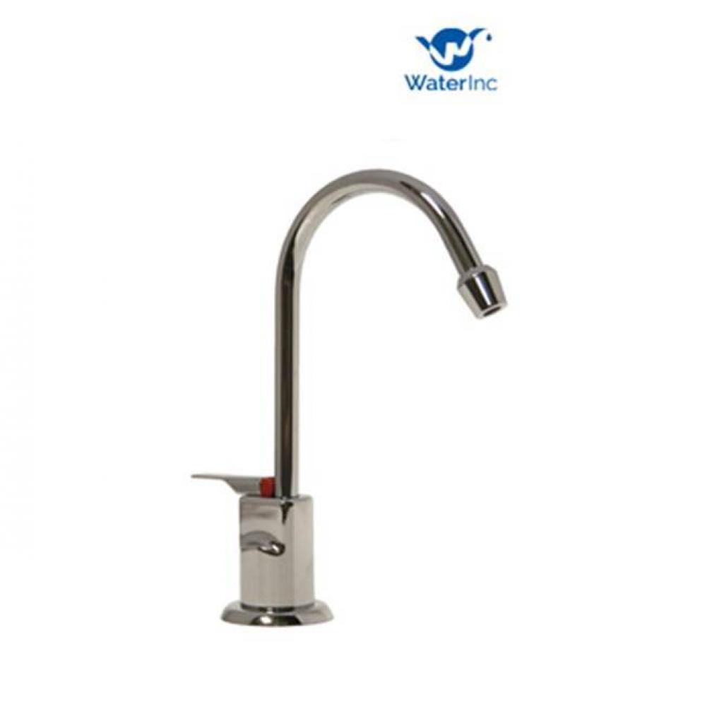 510 Hot Only Faucet Only W/J-Spout For Filter - Chrome