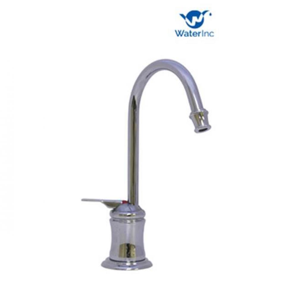 610 Hot Only Faucet Only W/J-Spout For Filter - Chrome