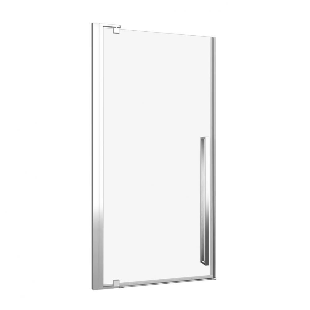 Amaly 36 Chrome Clear Straight Shower Door