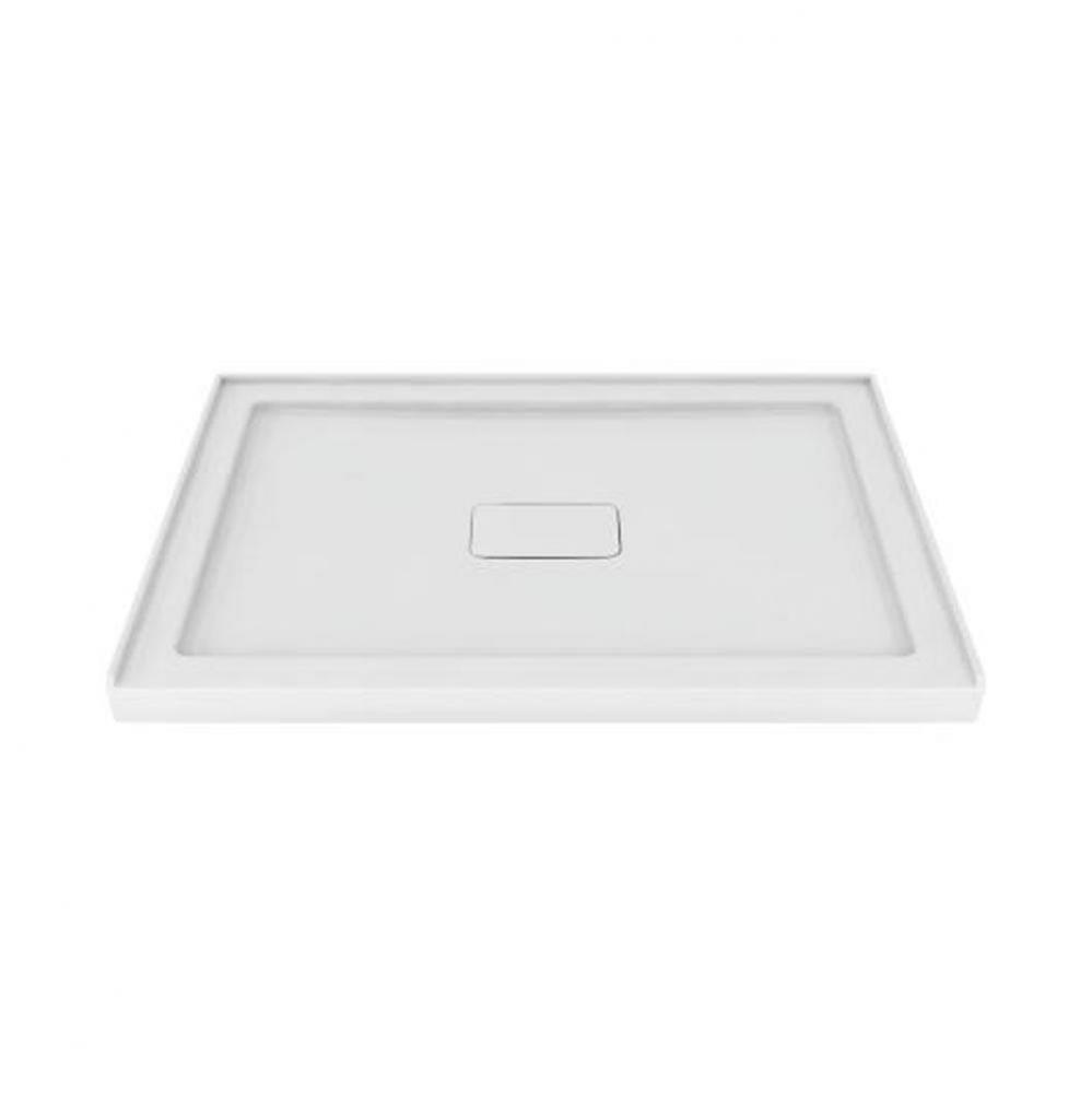 Shower Tray Rectangle Right Flange 48X36 White