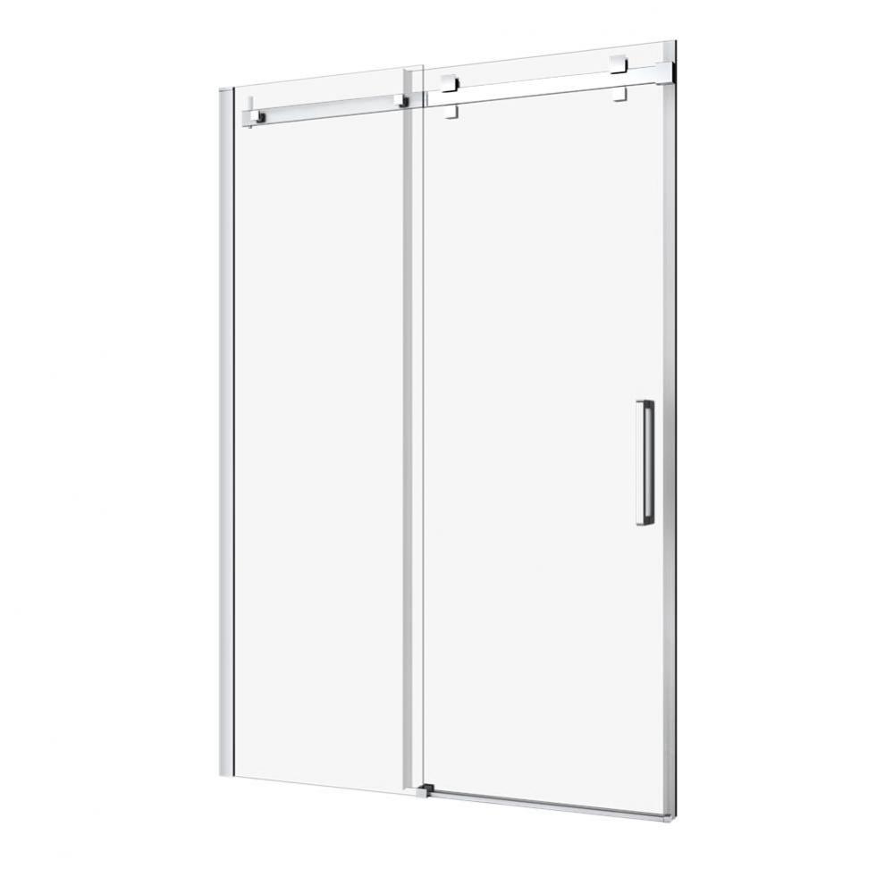 Piazza 54 Chrome Clear Straight Shower Door