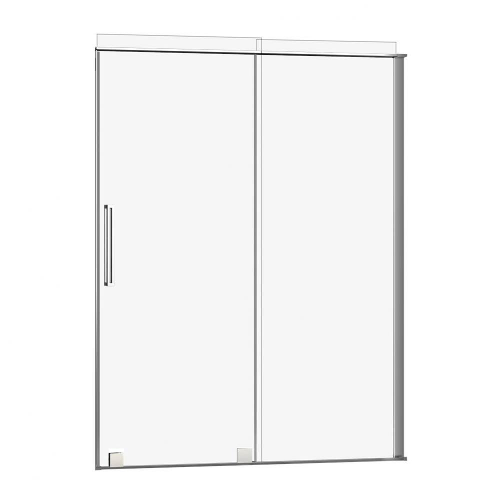 Quadro 36 Return Panel Column Chrome Clear Straight