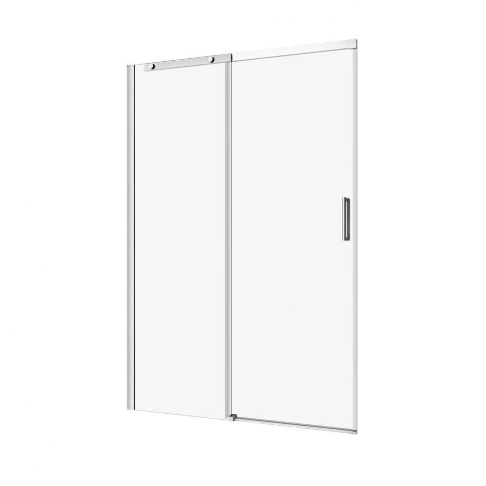 Vague 54 Chrome Clear Straight Shower Door
