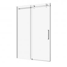 Zitta DBL5400ASTC21 - Bellini 54 Chrome Straight Shower Door