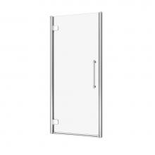 Zitta DEO3200RSTA21 - Epoca 32'' Chrome Clear Straight Corner Installation Shower Door