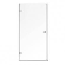 Zitta DGC3200ASTH21 - Goccio 32 Right Chrome Clear Straight Shower Door