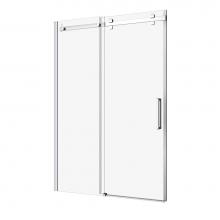 Zitta DPA5400ASTC21 - Piazza 54 Chrome Clear Straight Shower Door