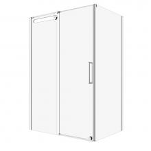 Zitta DPR5400ASTC21 - Pure 54 Chrome Clear Straight  Shower Door