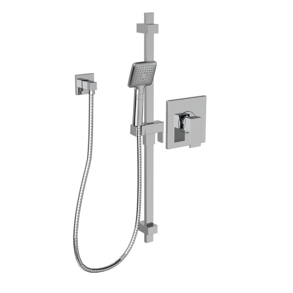 Axo P/B Shower Faucet Cp W/ Sliding Bar