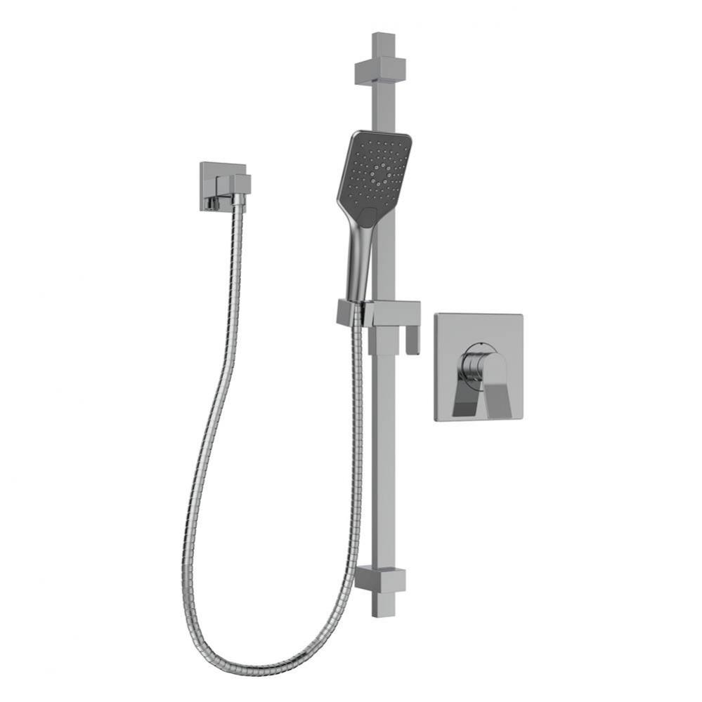 Volta P/B Shower Faucet Cp W/ Sliding Bar