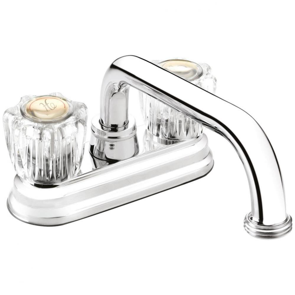 Laundry Tub Faucet Cp Cartridge Acrylic Round Handle