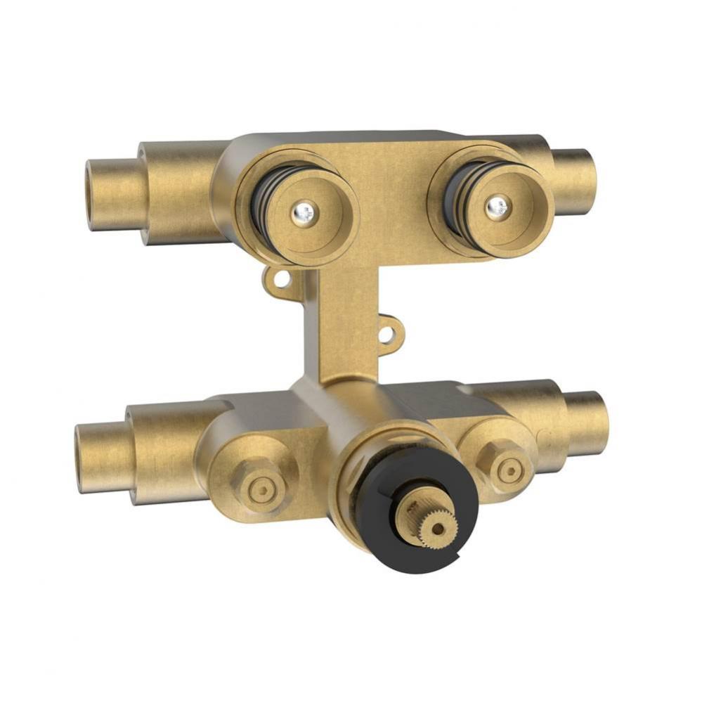 Thermo 2-Way Push Button Valve