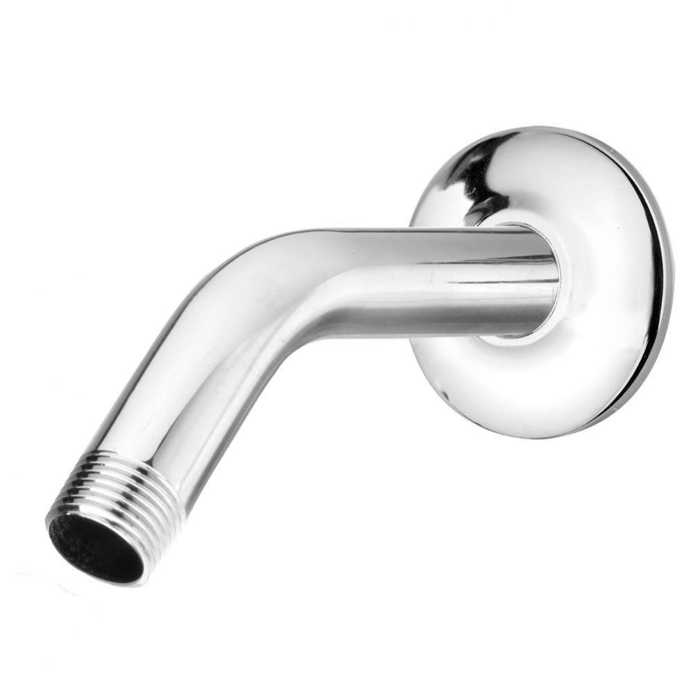 6''  Angled Round Shower Arm With Round Flange Cp Cp