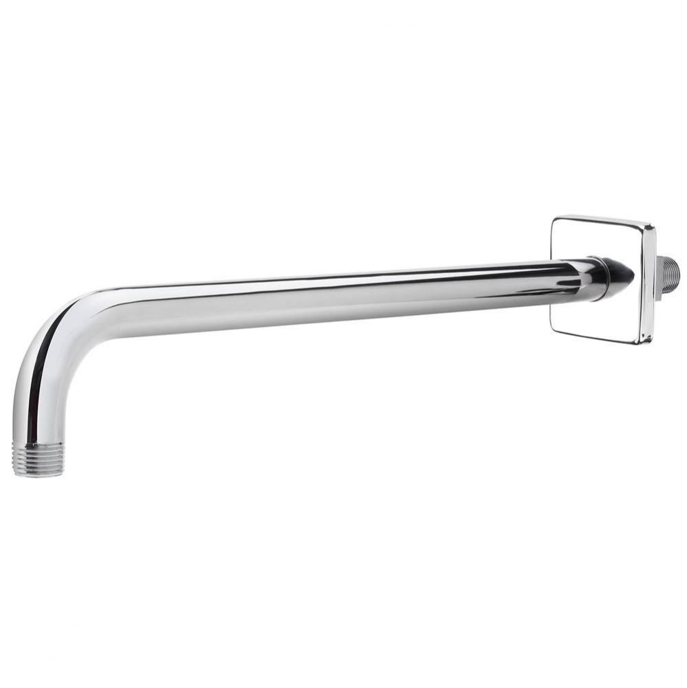16''  Round Shower Arm With Square Flange Cp