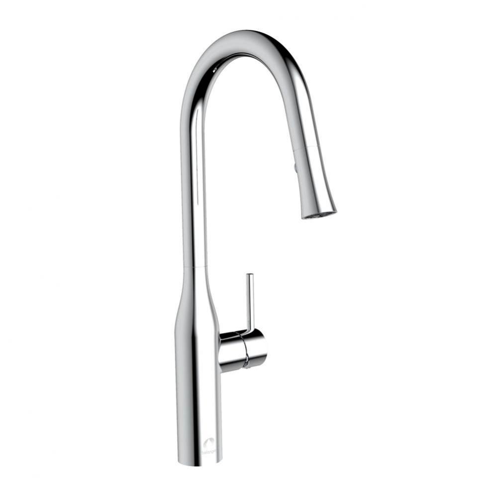 Kitchen Faucet Pulldown Cp, 1 Lever Handle, 2-Fnct Hspray