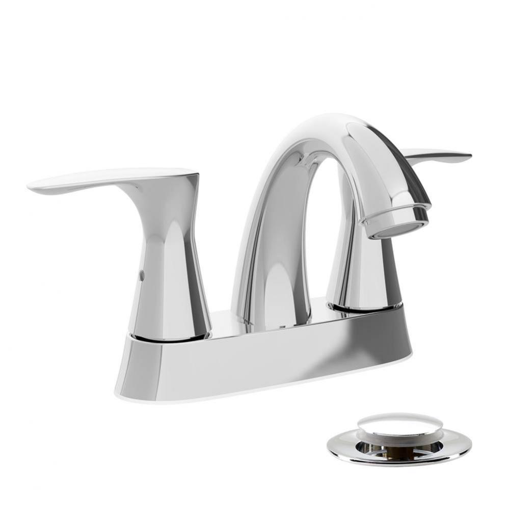 4''  Lav Faucet Vogue Pc, 2 Handles W Presto