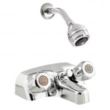 Belanger 3068 - Bathtub / Shower Faucet Cp Chr Round Hdl Plast Facemount